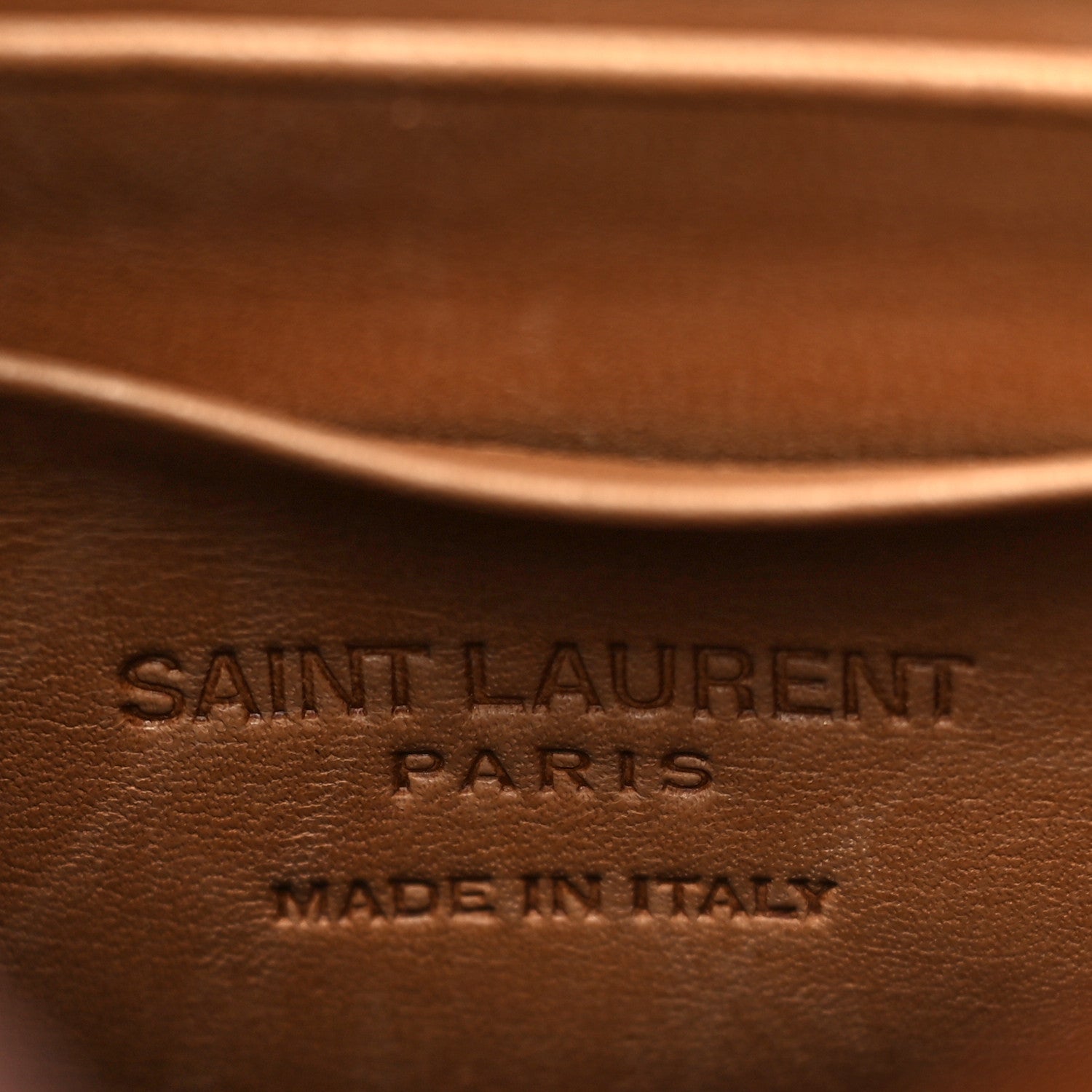Saint Laurent Smooth Vintage Calfskin Small Kaia Satchel Brown Gold 6 of 8