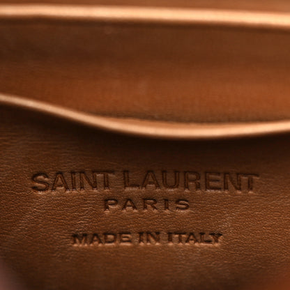 Saint Laurent Smooth Vintage Calfskin Small Kaia Satchel Brown Gold 6 of 8