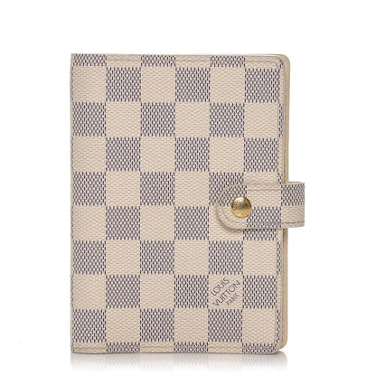 Louis Vuitton Damier Azur Small Ring Agenda Cover 1 of 6