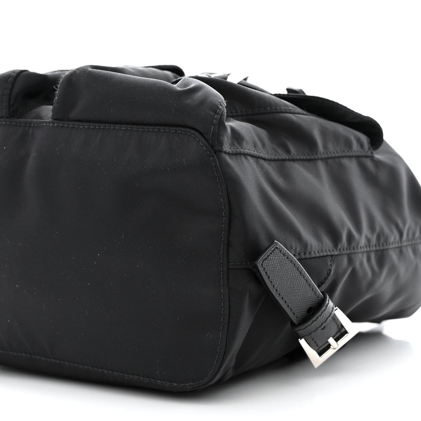 Tessuto Nylon Saffiano Small Backpack Black