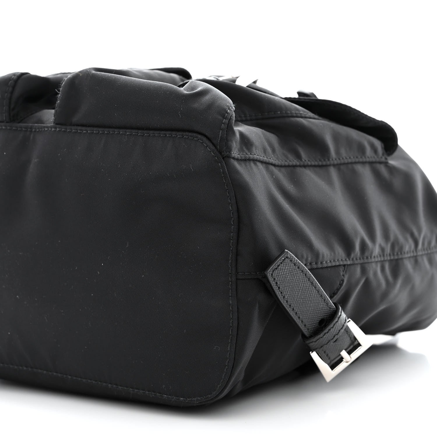 Prada Tessuto Nylon Saffiano Small Backpack Black 11 of 11