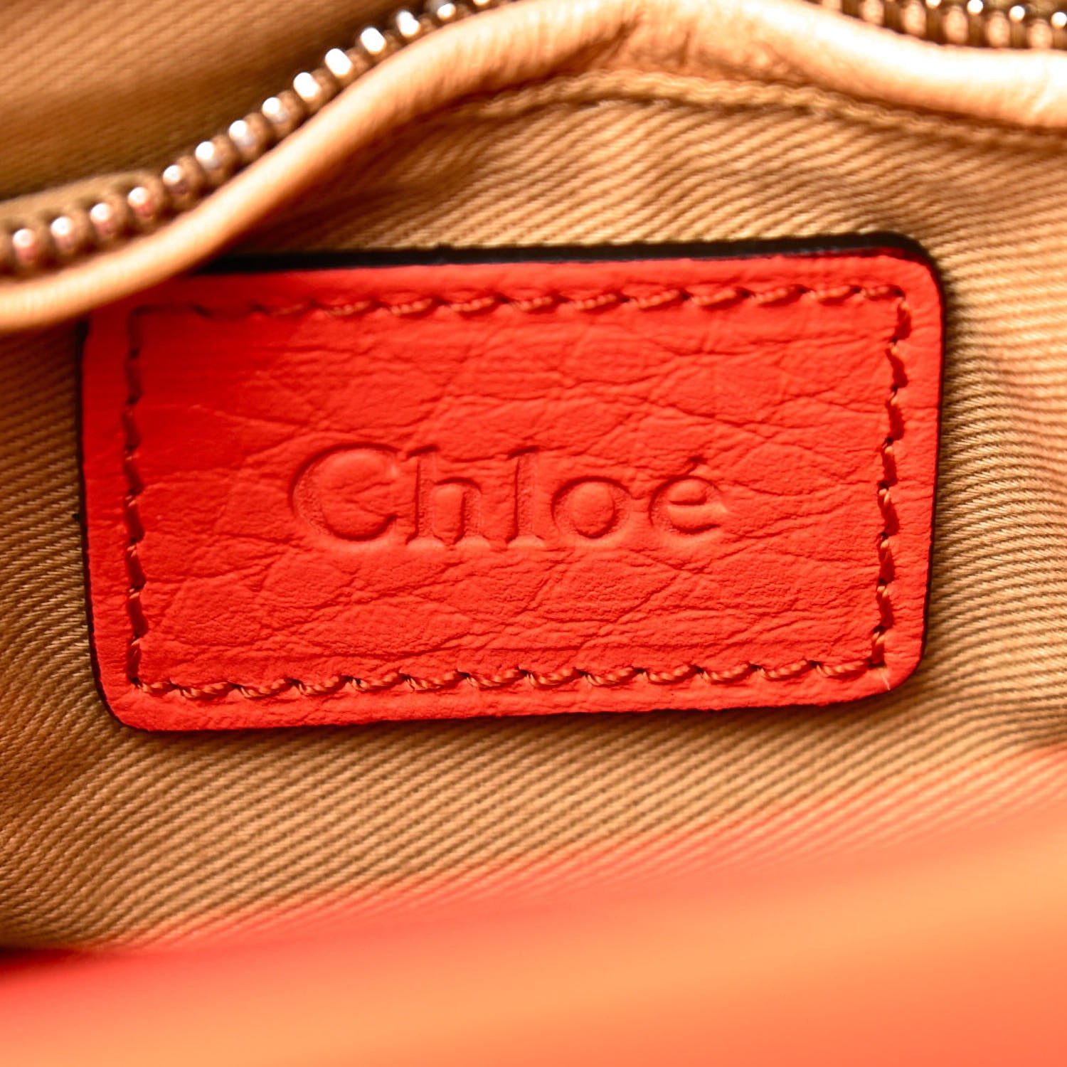 Chloe Calfskin Small Paraty Orange Fizz 5 of 10