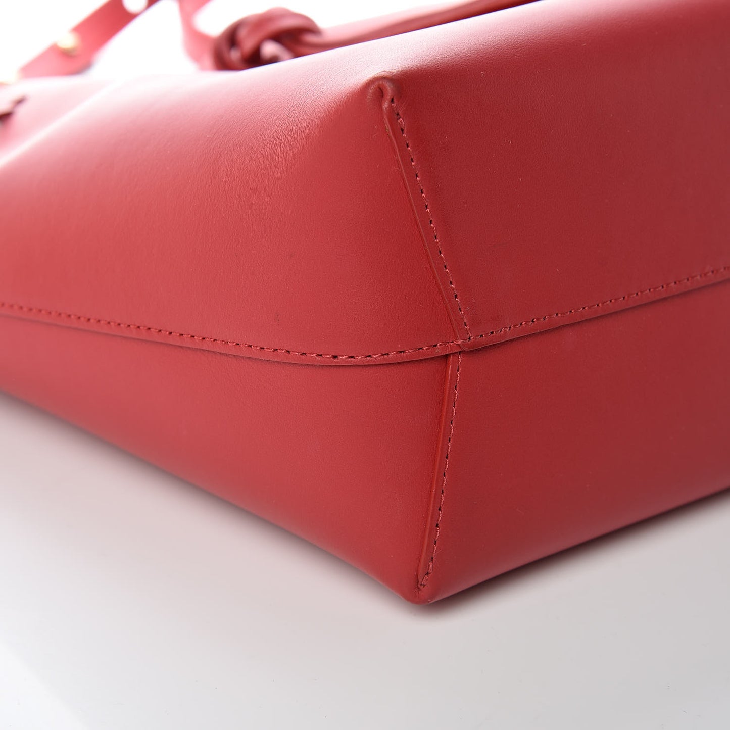 Calfskin Mini Bucket Bag Flamma