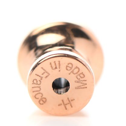 Hermes Rose Gold Lacquered Mini Pop H Earrings Lilac 7 of 8