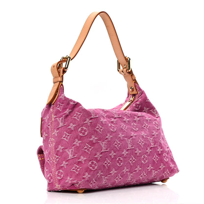 Louis Vuitton Denim Baggy PM Fuchsia 2 of 5