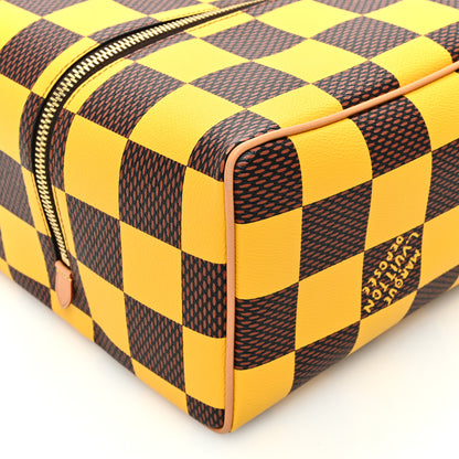 Louis Vuitton Damier Pop Shoes Bag Yellow 9 of 9