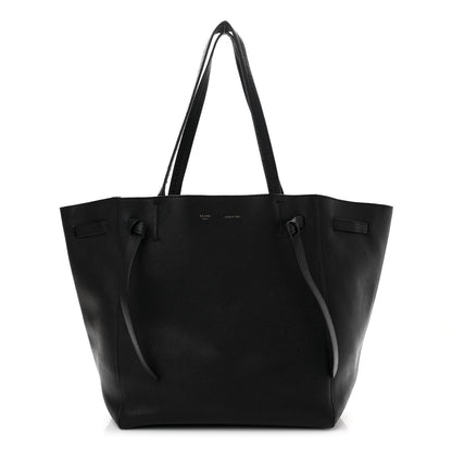 Celine Soft Grained Calfskin Medium Belt Cabas Phantom Black 1 of 12