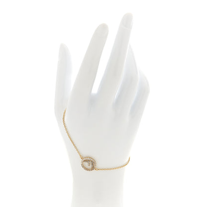 Fendi Brass Crystal F is Fendi Bracelet Gold 2 of 5