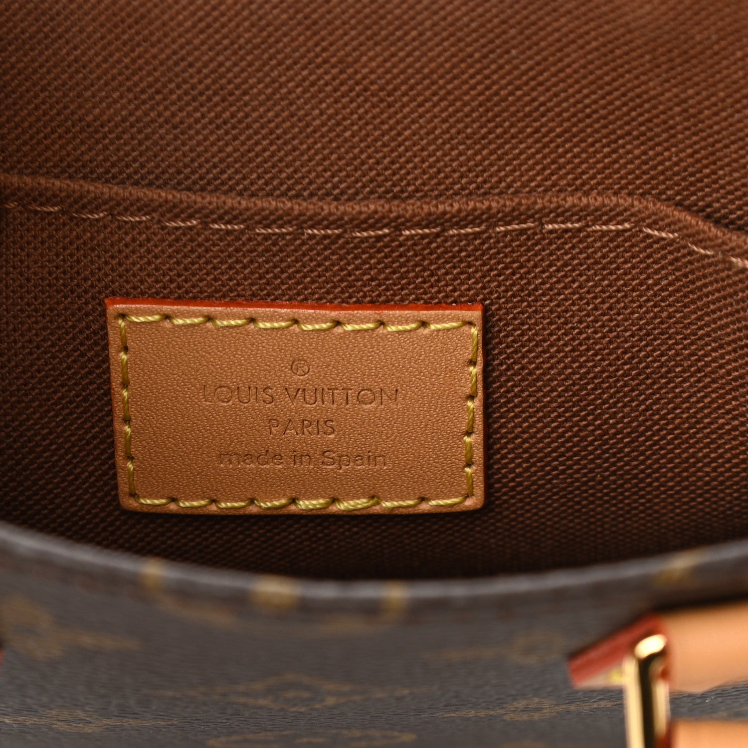 Louis Vuitton Monogram Petit Sac Plat 6 of 10
