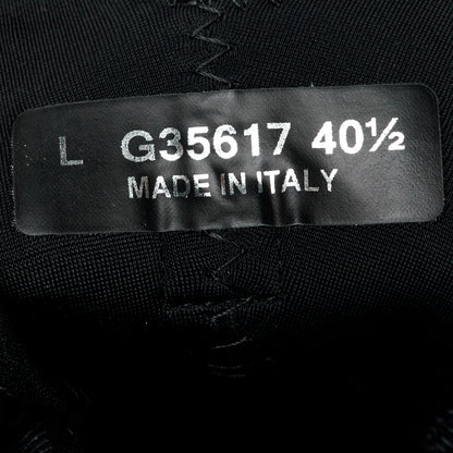 Chanel Velvet Calfskin Mixed Fibers CC Sneakers 40.5 Black 9 of 10