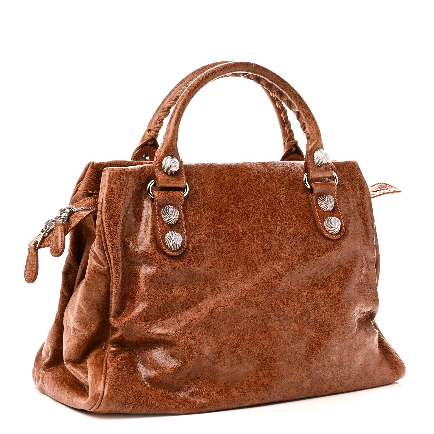Balenciaga Agneau Giant 21 Silver Hardware Mid Day Brown 3 of 10