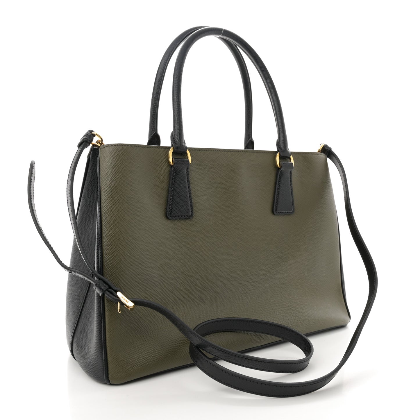 Saffiano Lux Medium Tote Militaire