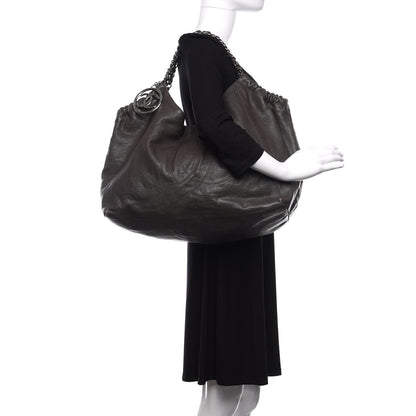 Chanel Distressed Caviar XL Coco Cabas Brown 2 of 11