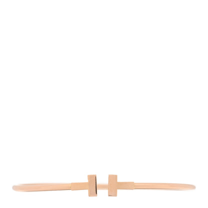 Tiffany 18K Rose Gold T Wire Bracelet 1 of 3