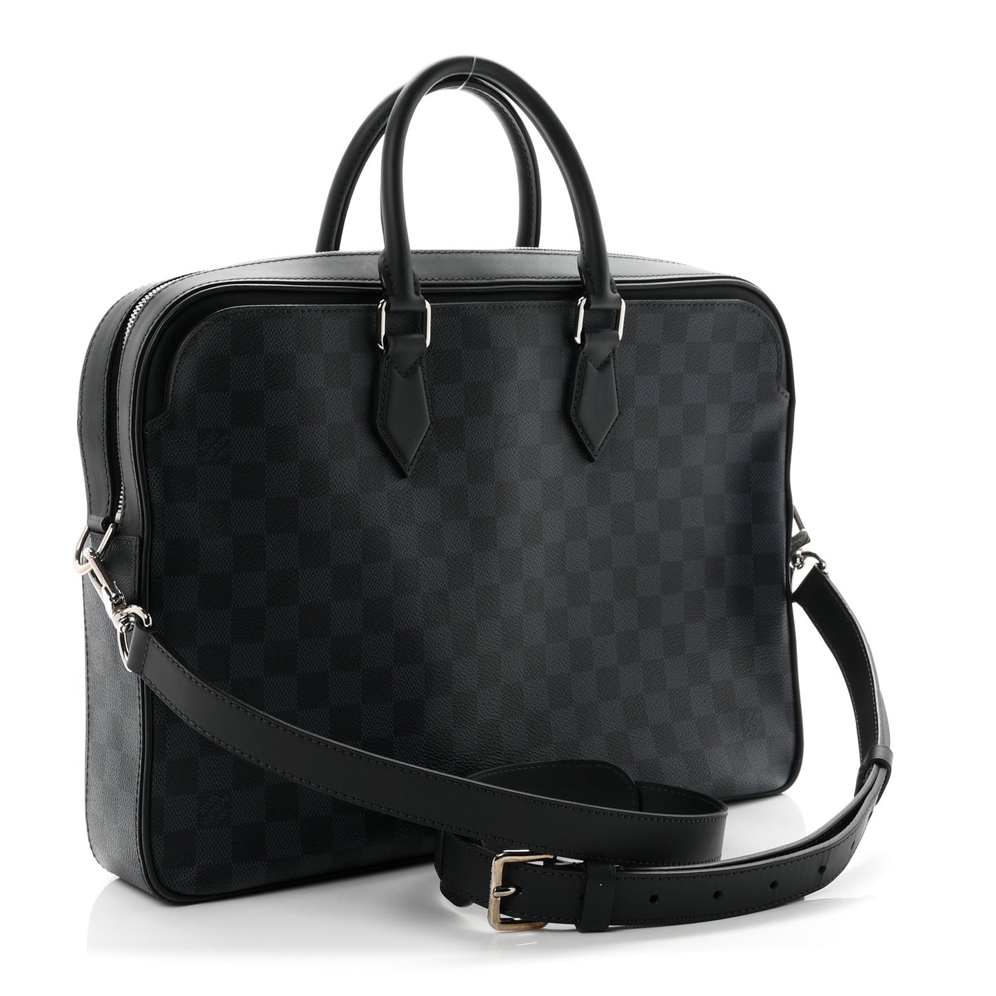 Damier Cobalt Dandy MM Briefcase