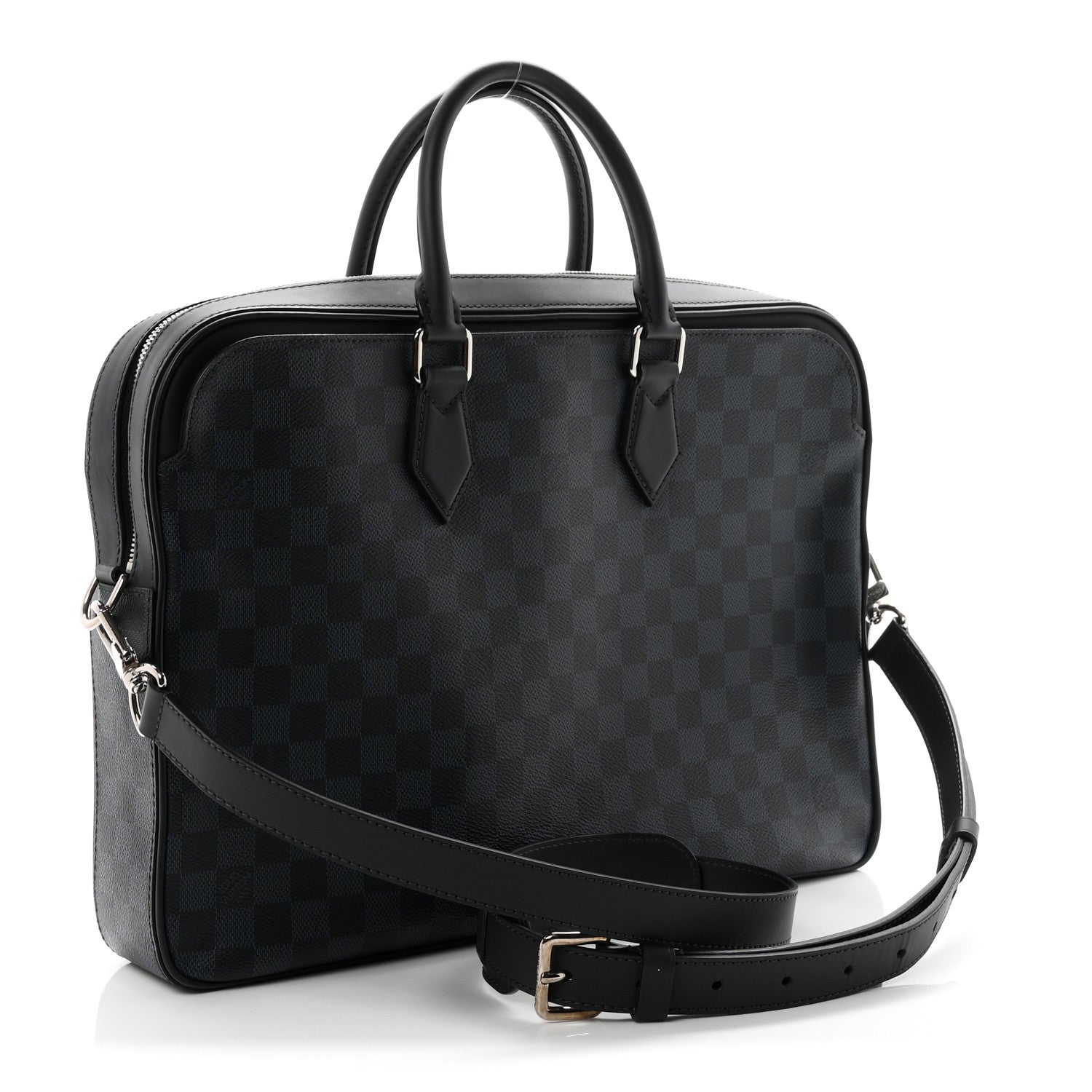 Louis Vuitton Damier Cobalt Dandy MM Briefcase 3 of 10