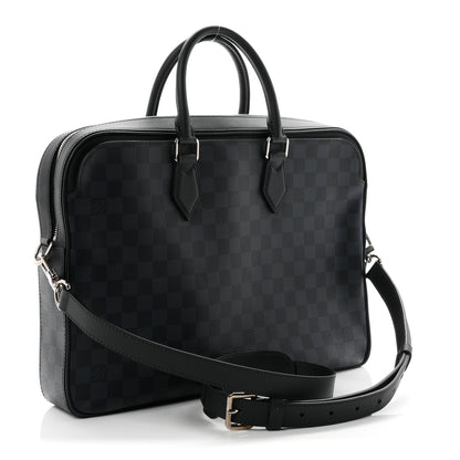 Louis Vuitton Damier Cobalt Dandy MM Briefcase 3 of 10