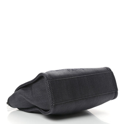 Chanel Mixed Fibers Calfskin Mini Deauville Tote Black 4 of 10