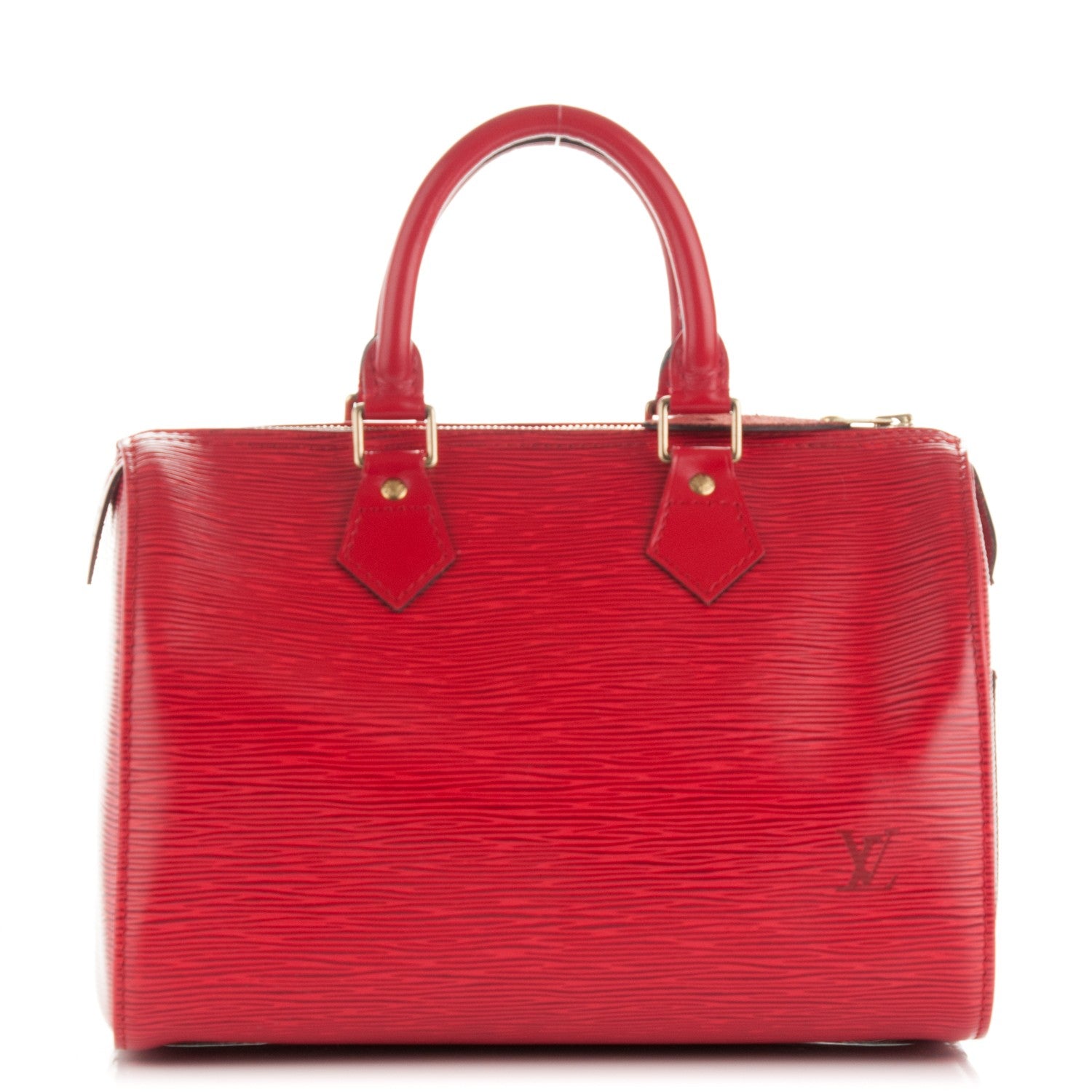 Louis Vuitton Epi Speedy 25 Castillan Red 1 of 7
