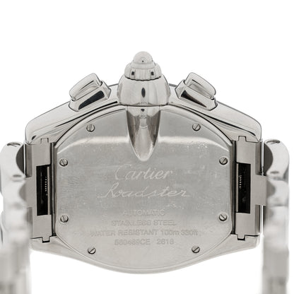 Cartier Stainless Steel 42mm Roadster Chronograph Automatic Watch Black 6 of 7