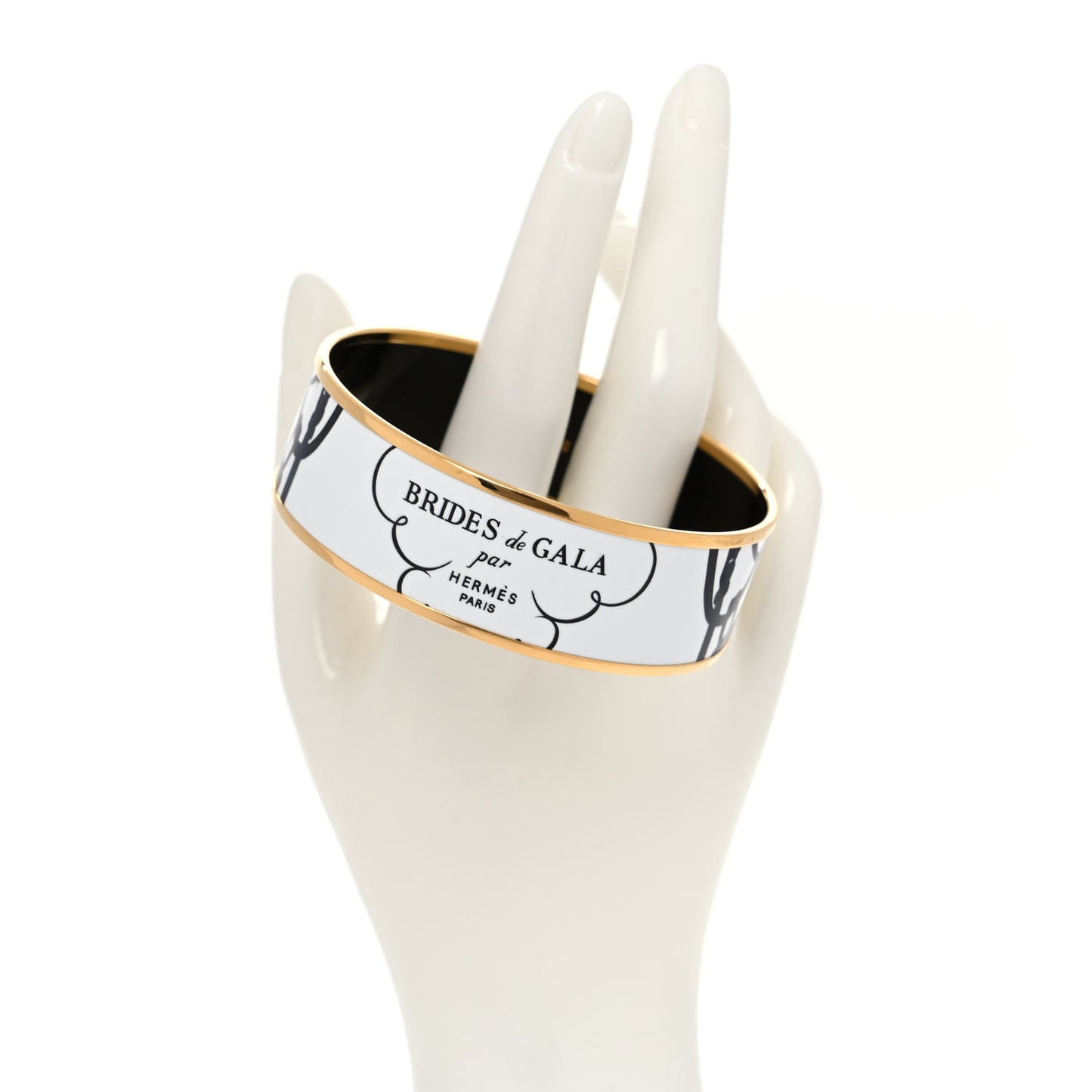 Enamel Printed Brides De Gala Tattoo Wide Bracelet 70
