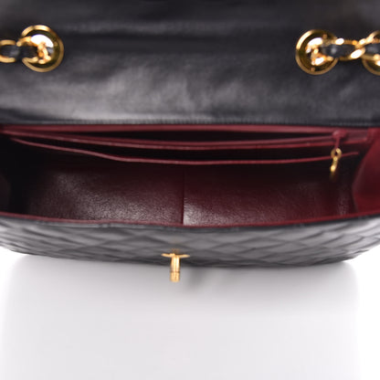 Chanel Lambskin Quilted XL Jumbo Single Flap Black 5 of 12