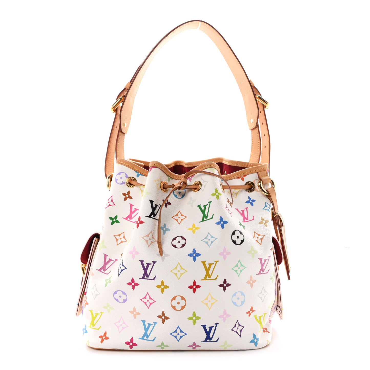 Monogram Multicolor Petit Noe White