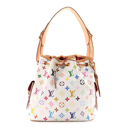 Louis Vuitton Monogram Multicolor Petit Noe White 1 of 10