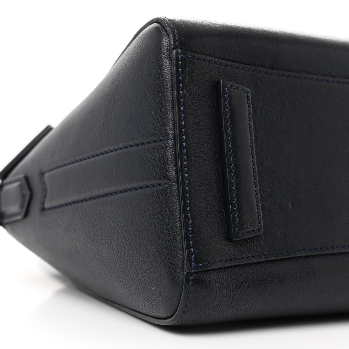 Sugar Goatskin Mini Antigona Navy