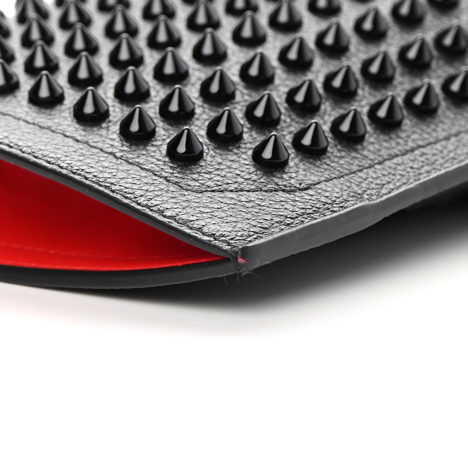 Christian Louboutin Empire Calfskin Spikes Loubilab Clutch Black 9 of 10