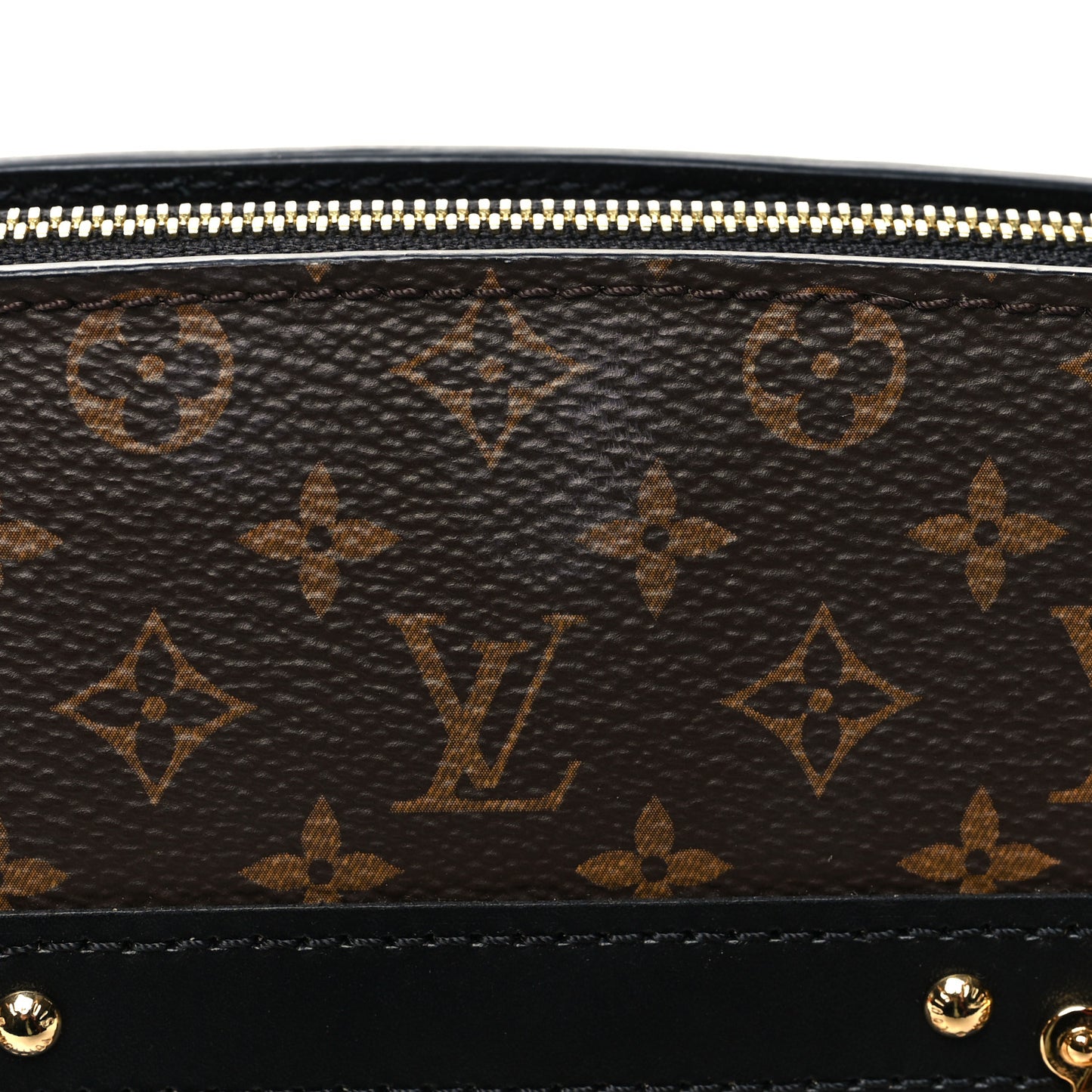 Reverse Monogram Trunk Clutch