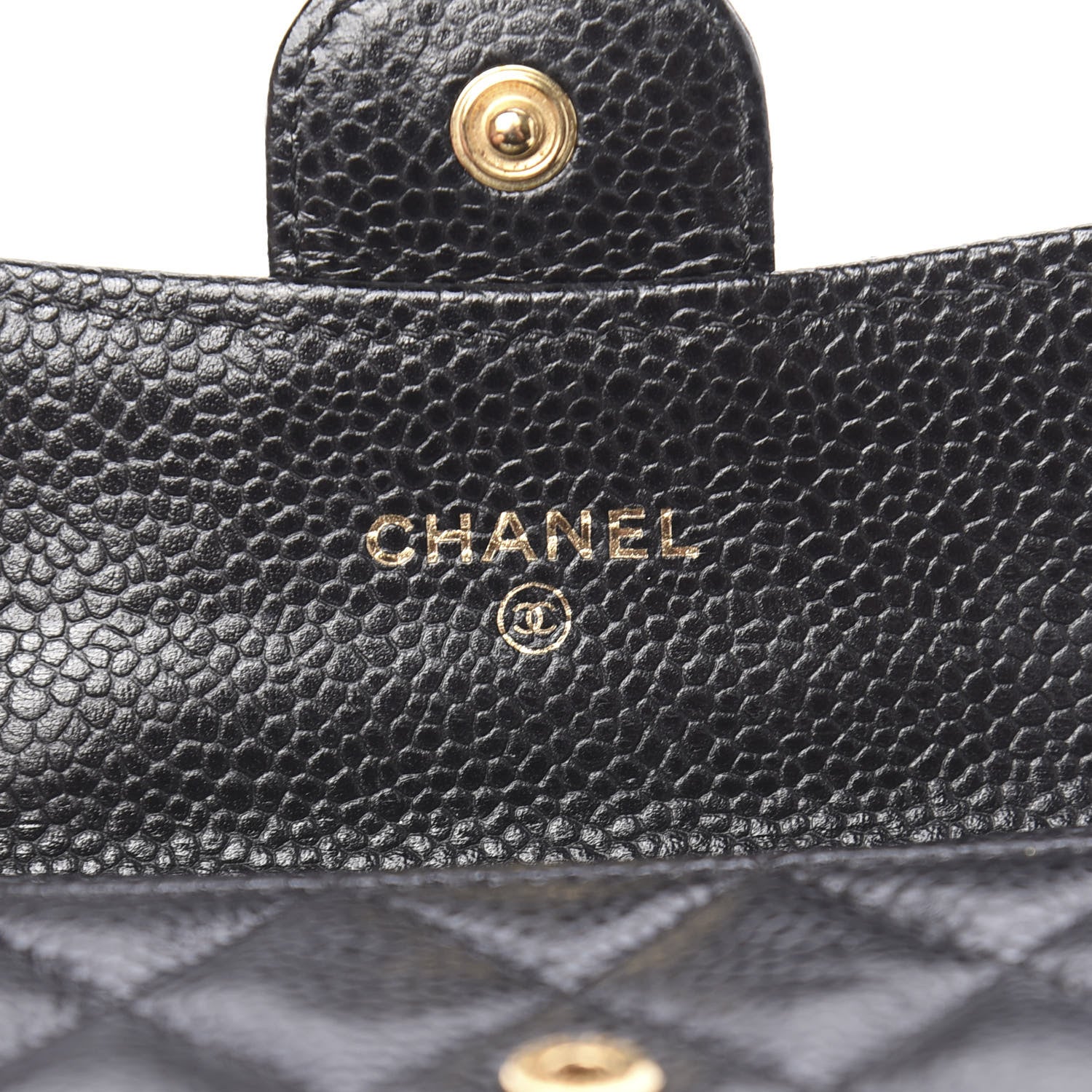 Chanel Caviar Quilted Flap Card Holder Black 6 of 8