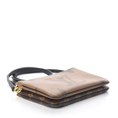 Louis Vuitton Reverse Monogram Giant Double Zip Pochette 5 of 11