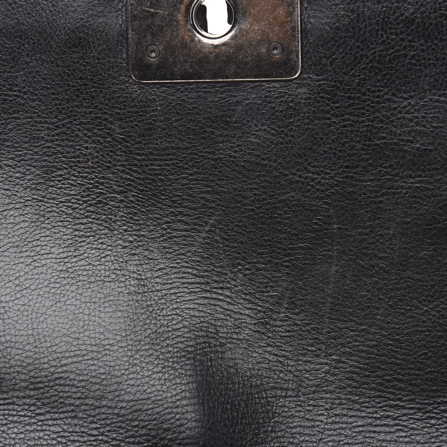 Calfskin Double Stitch Medium Boy Flap Black