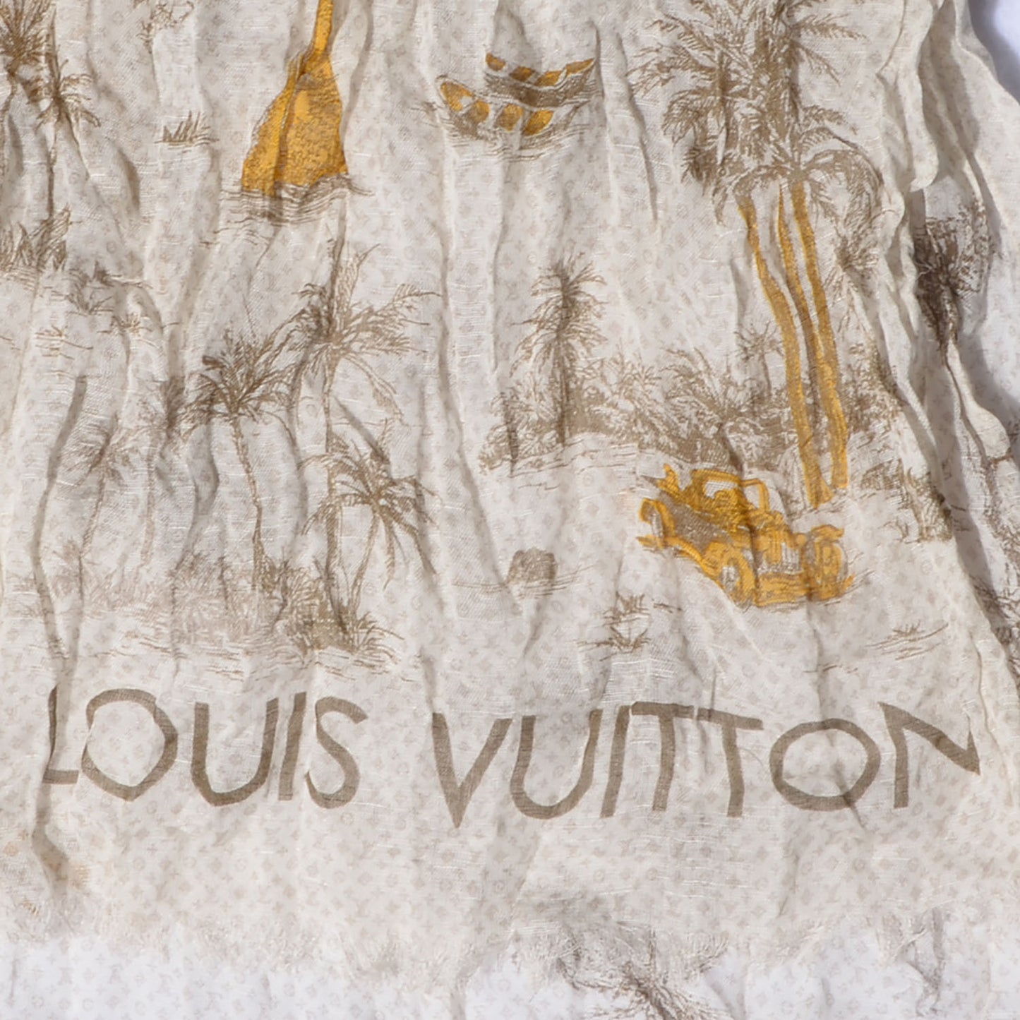 Cotton Linen Toile Etole De Louis Pareo Beige