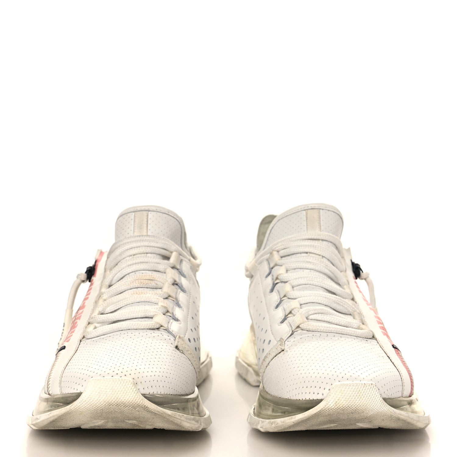 Givenchy Calfskin Spectre Low Runners Sneakers 39 White Red 2 of 7