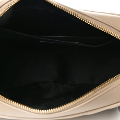Saint Laurent Calfskin Matelasse Monogram Lou Camera Bag Dark Beige 5 of 12