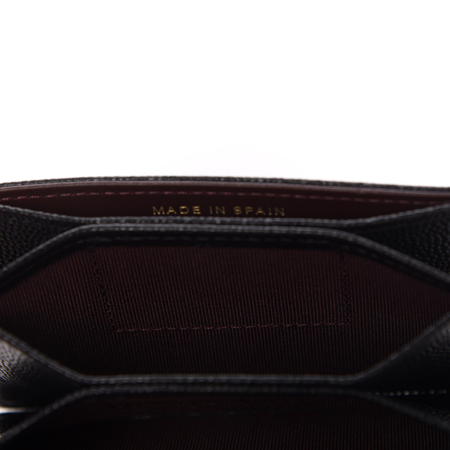 Chanel Caviar Quilted Flap Card Holder On Chain Black 9 of 11