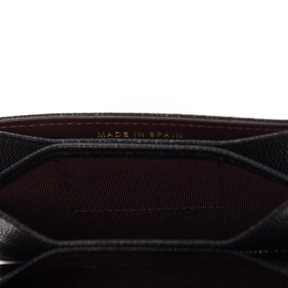Chanel Caviar Quilted Flap Card Holder On Chain Black 9 of 11