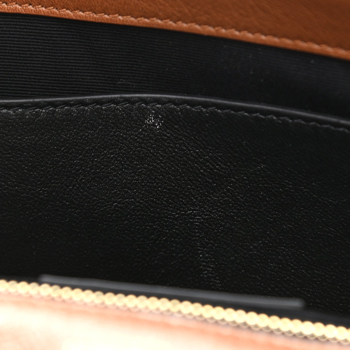 Crinkled Calfskin Matelasse Monogram Medium Niki Chain Satchel Caramel