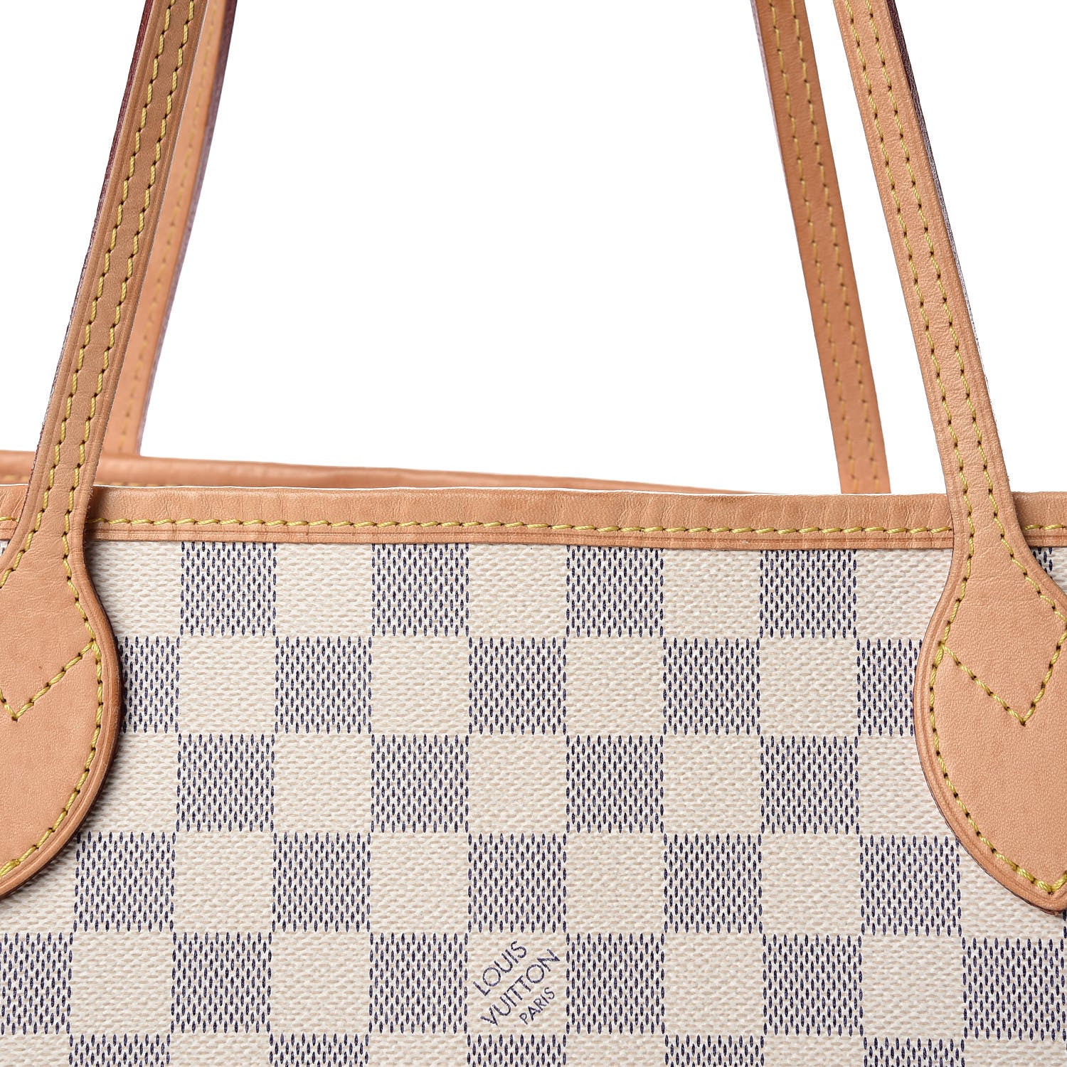 Louis Vuitton Damier Azur Neo Neverfull MM Rose Ballerine 10 of 17
