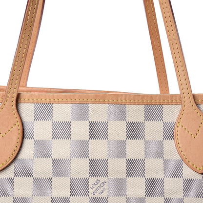 Louis Vuitton Damier Azur Neo Neverfull MM Rose Ballerine 10 of 17