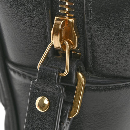 Saint Laurent Calfskin Matelasse Monogram Lou Camera Bag Black 12 of 14