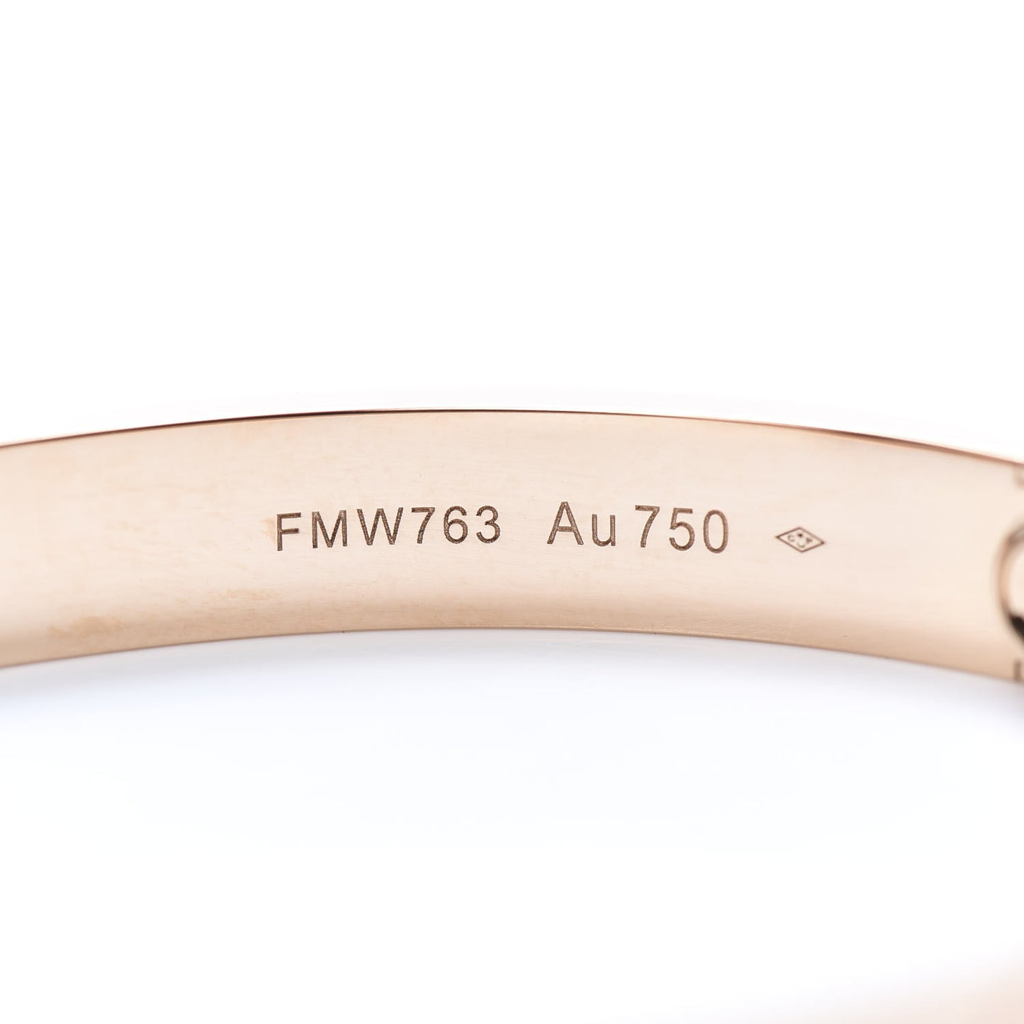 18K Pink Gold LOVE Bracelet 17