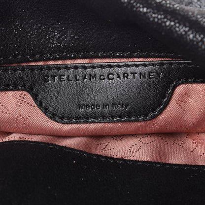 Stella McCartney Shaggy Deer Mini Falabella Fold Over Tote Black 6 of 7
