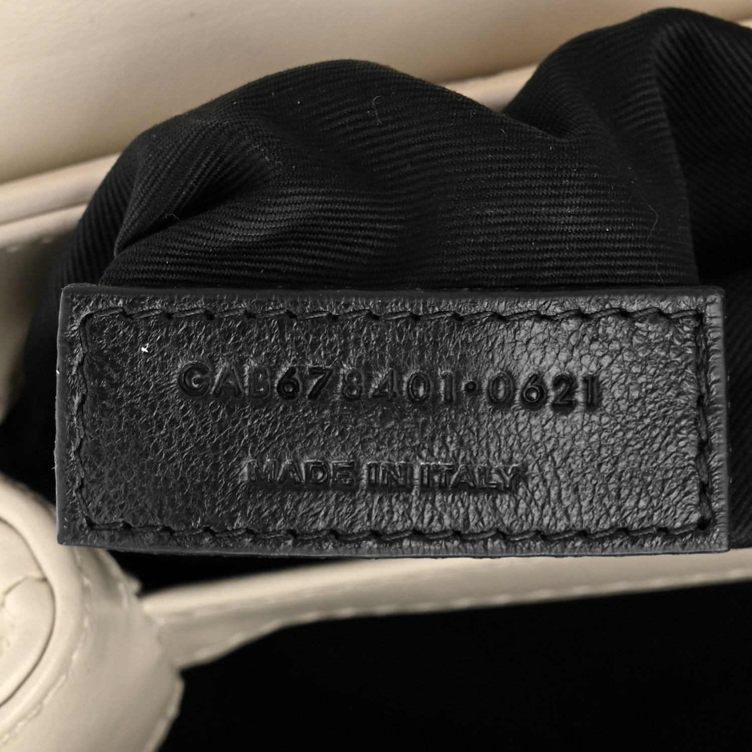 Saint Laurent Calfskin Y Quilted Monogram Toy Loulou Crossbody Bag Crema Soft 8 of 14