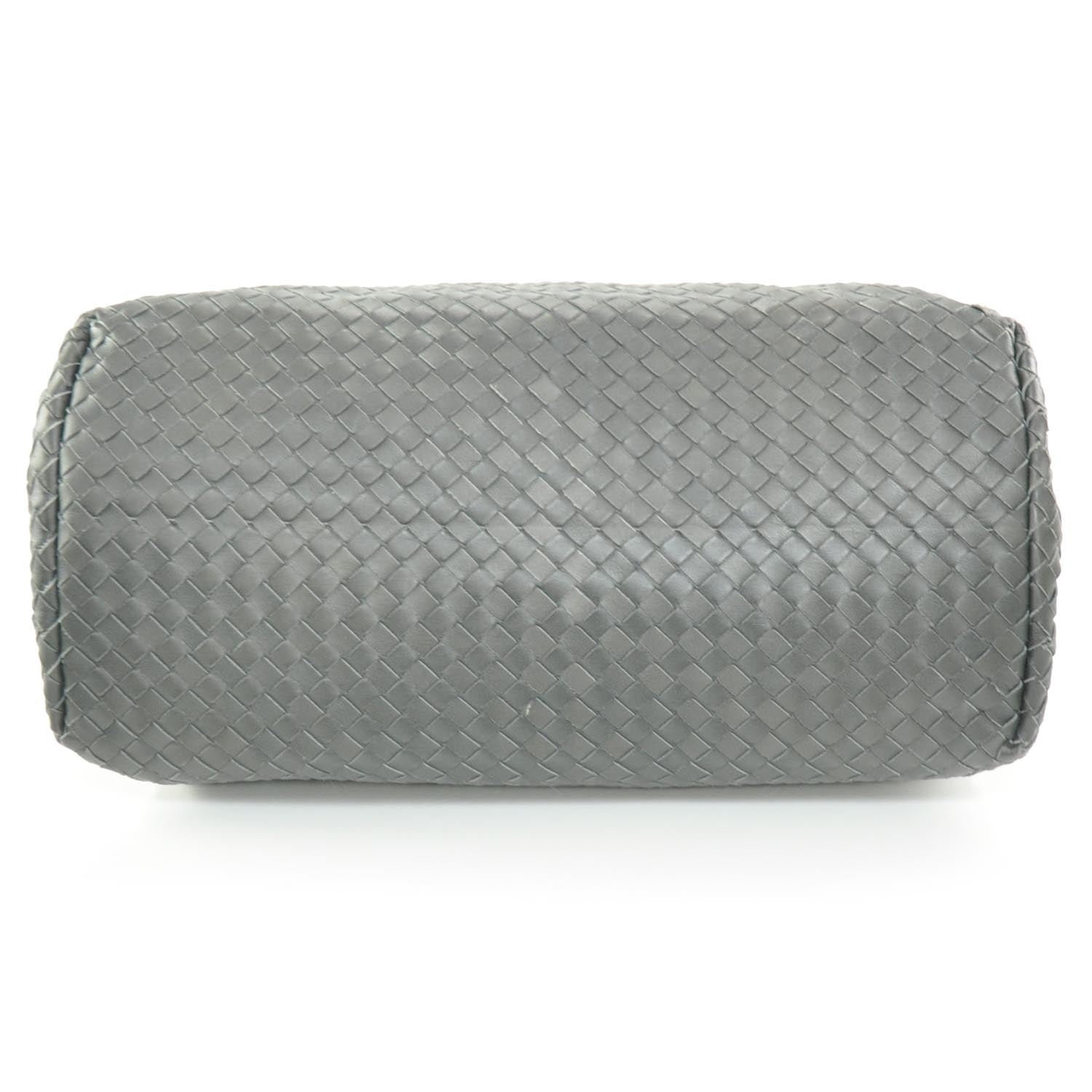 Bottega Veneta Leather Intrecciato Medium Roma Tote Ferro Gray 5 of 9