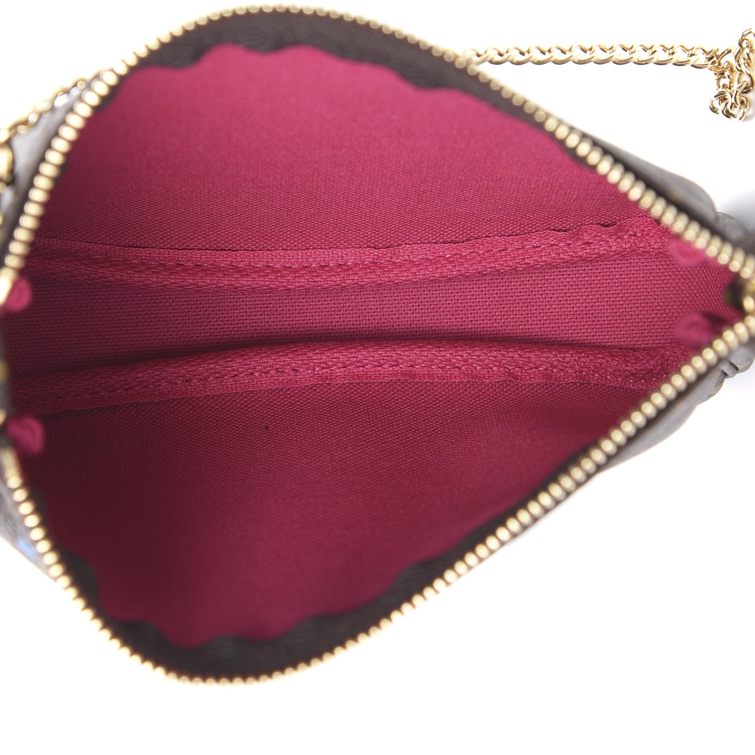 Louis Vuitton Monogram 2020 Christmas Animation Roller Coaster Mini Pochette Accessories Pivoine 4 of 7