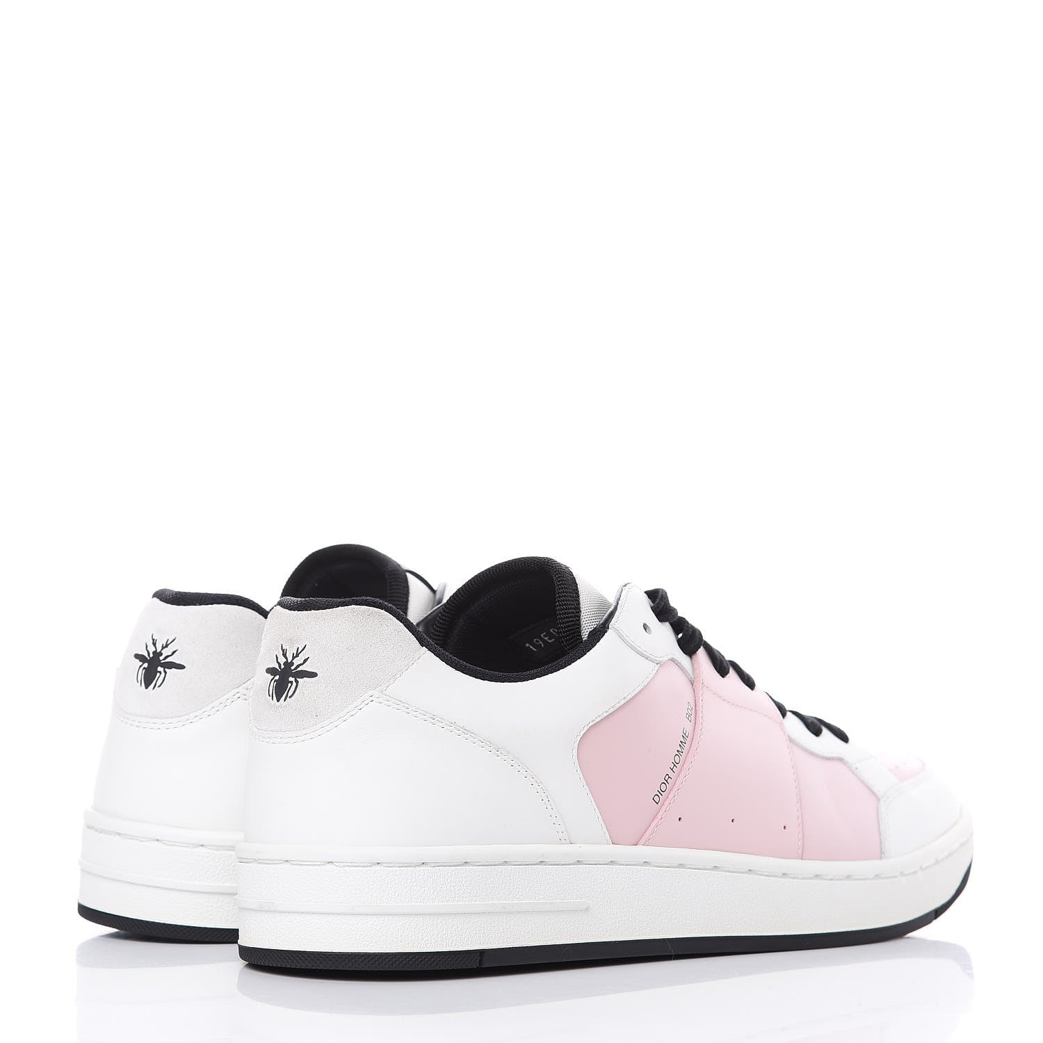 Christian Dior Homme Calfskin Mens BO2 Sneakers 43 White Pale Pink 4 of 9