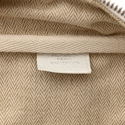 Hermes Taurillon Clemence Victoria II 35 White 6 of 11